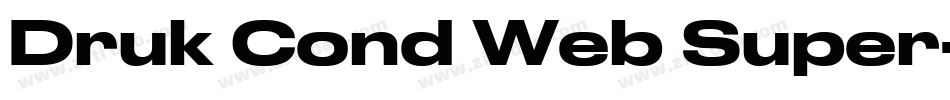 Druk Cond Web Super字体转换
